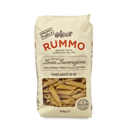 Rummo Penne Rigate n.66 - Makaron Rurki z Semoliny Durum 500g